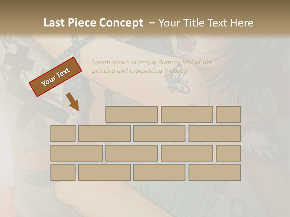 A Couple Of Anime Characters Hugging Each Other PowerPoint Template
