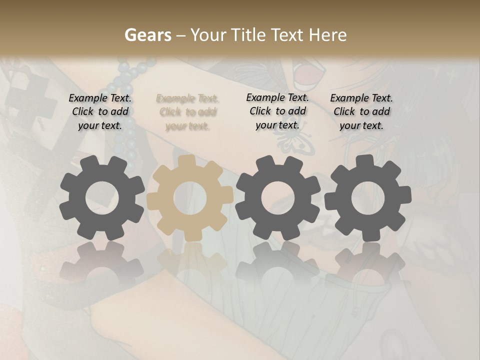 A Couple Of Anime Characters Hugging Each Other PowerPoint Template