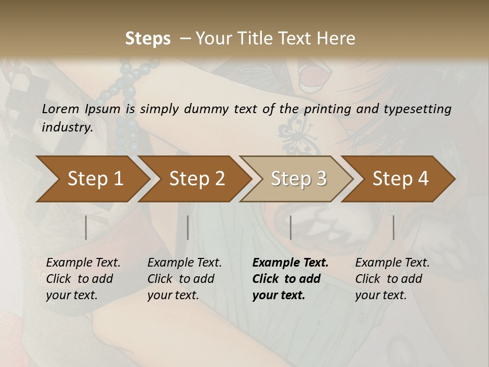 A Couple Of Anime Characters Hugging Each Other PowerPoint Template