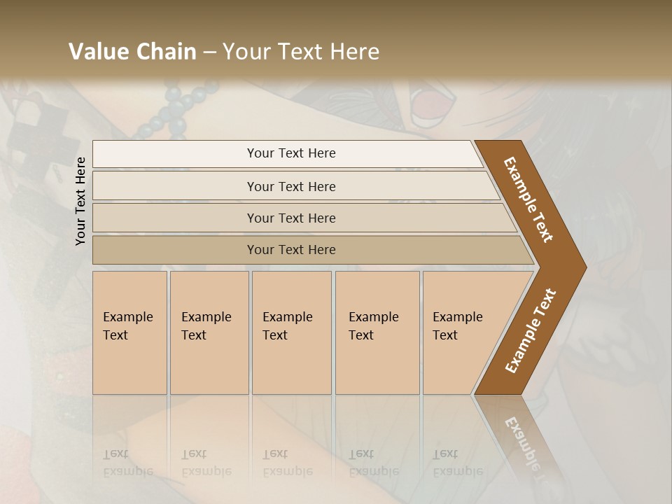 A Couple Of Anime Characters Hugging Each Other PowerPoint Template