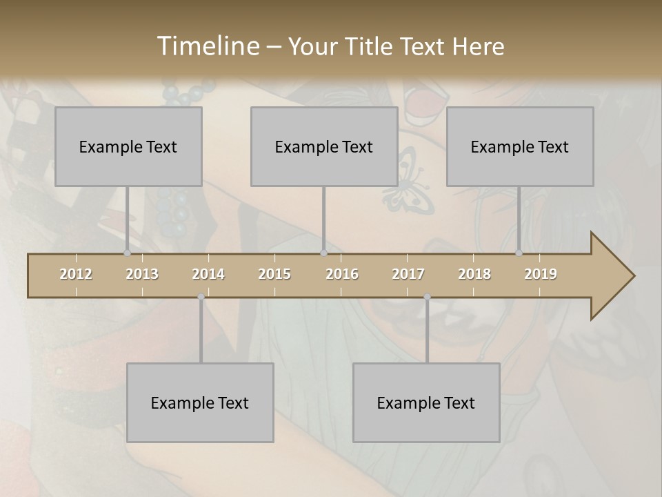 A Couple Of Anime Characters Hugging Each Other PowerPoint Template