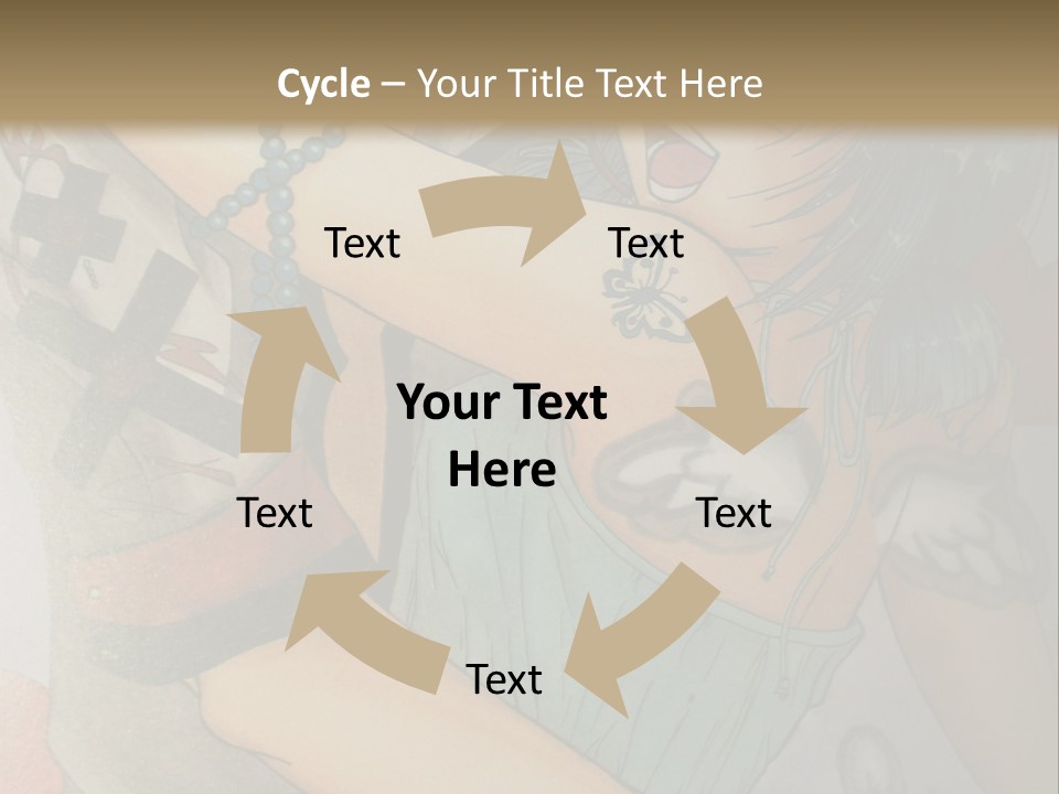 A Couple Of Anime Characters Hugging Each Other PowerPoint Template