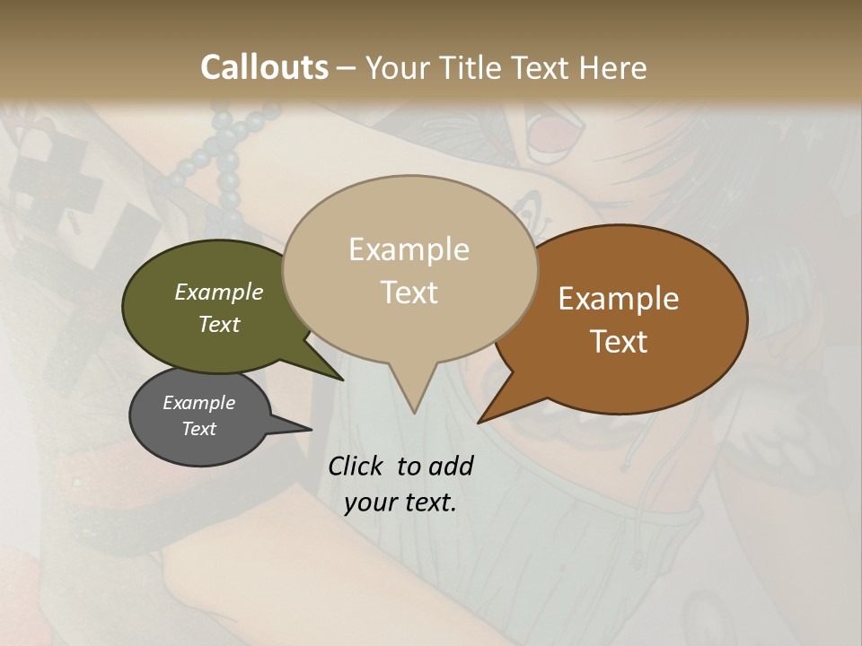 A Couple Of Anime Characters Hugging Each Other PowerPoint Template