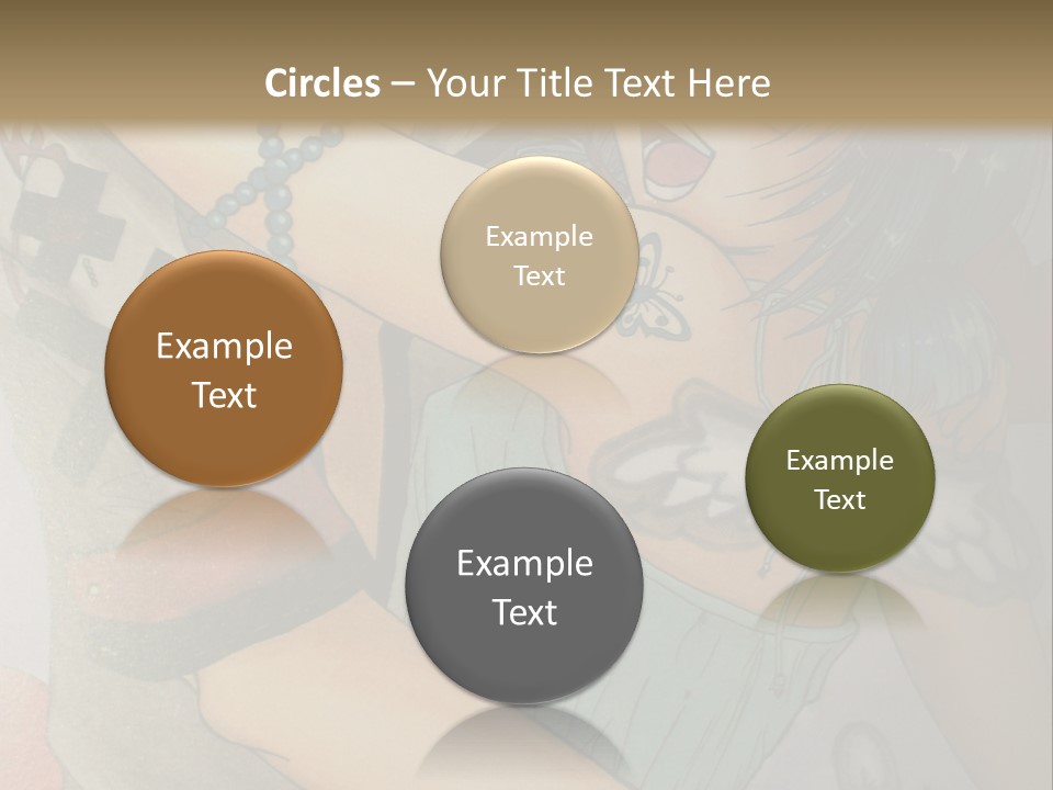 A Couple Of Anime Characters Hugging Each Other PowerPoint Template