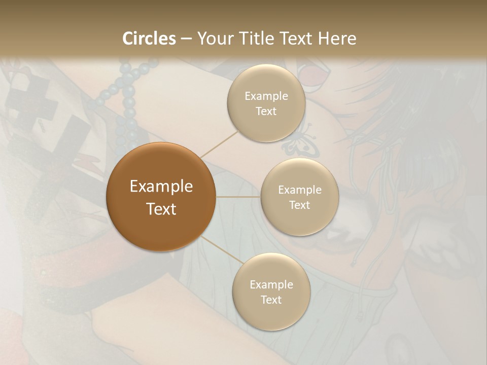 A Couple Of Anime Characters Hugging Each Other PowerPoint Template