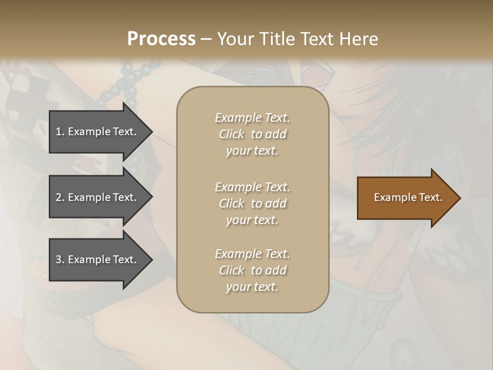 A Couple Of Anime Characters Hugging Each Other PowerPoint Template