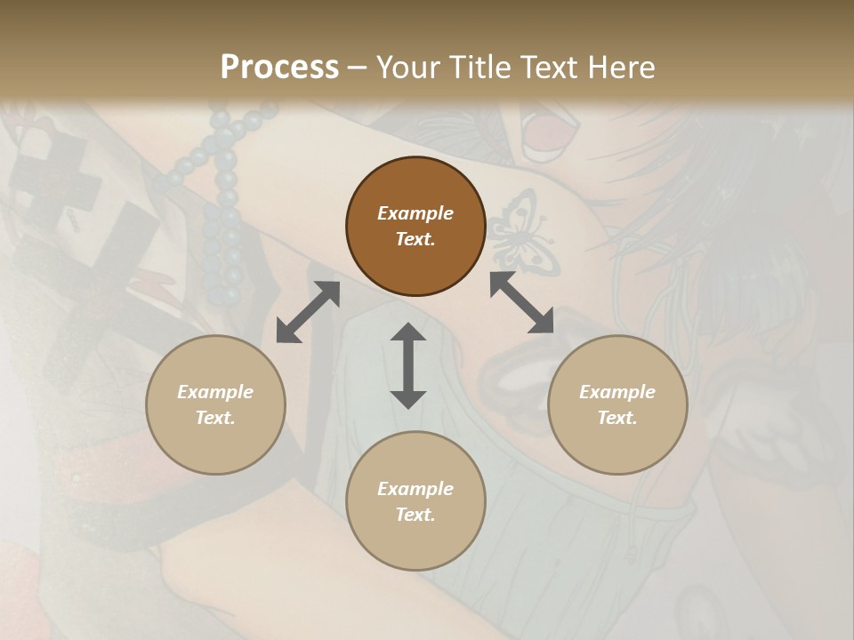 A Couple Of Anime Characters Hugging Each Other PowerPoint Template