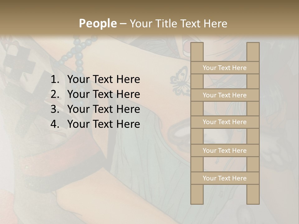 A Couple Of Anime Characters Hugging Each Other PowerPoint Template