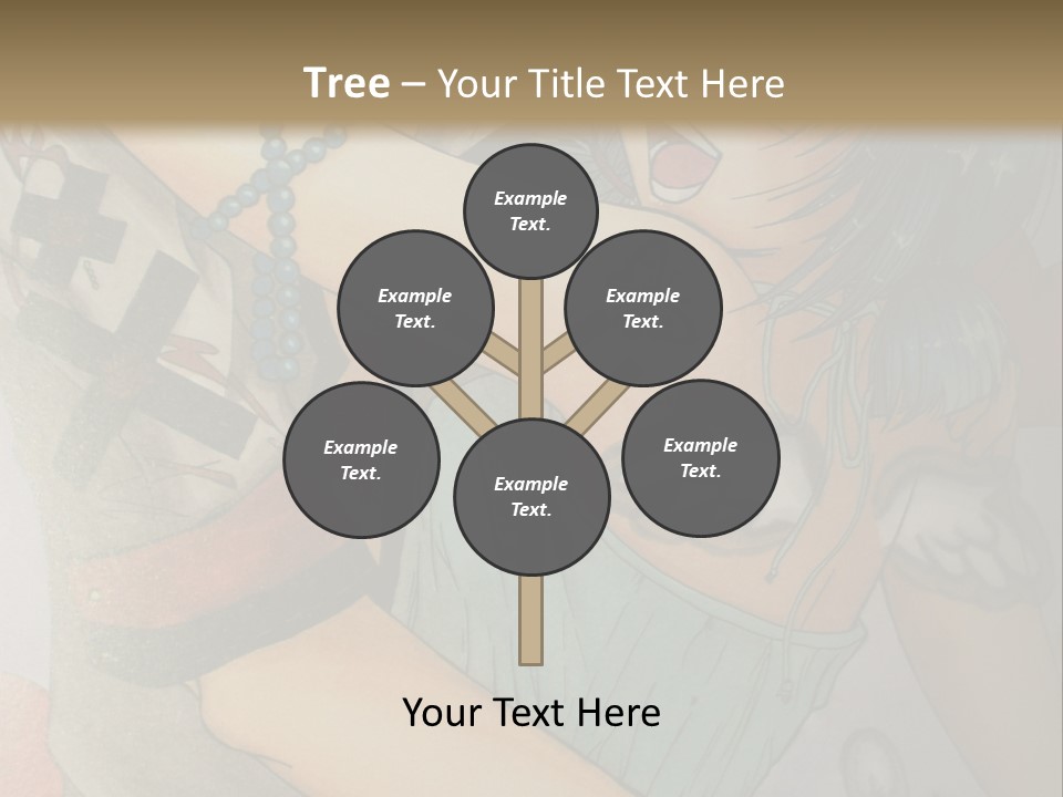 A Couple Of Anime Characters Hugging Each Other PowerPoint Template