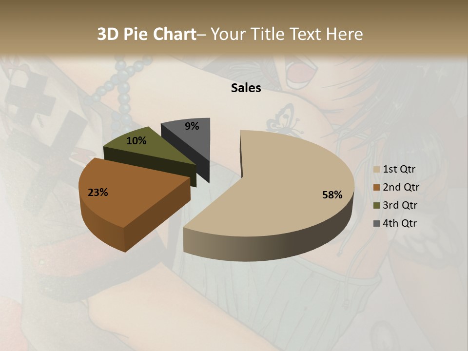 A Couple Of Anime Characters Hugging Each Other PowerPoint Template