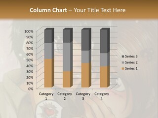 A Couple Of Anime Characters With A Brown Background PowerPoint Template