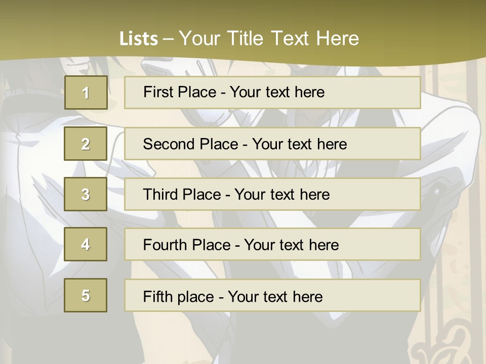 A Couple Of People Standing Next To Each Other PowerPoint Template