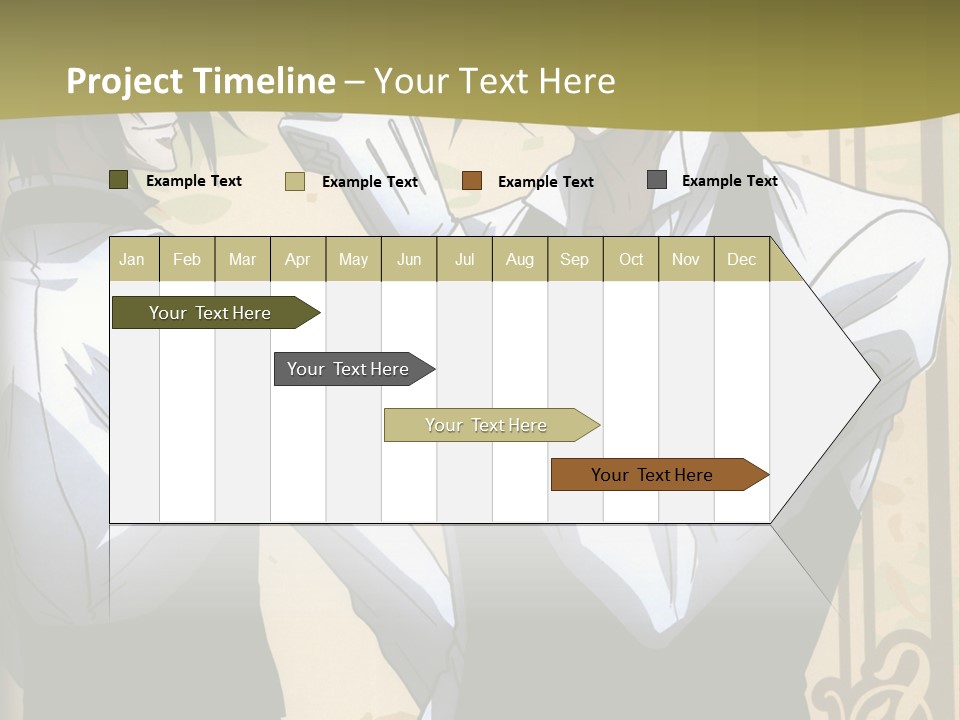 A Couple Of People Standing Next To Each Other PowerPoint Template