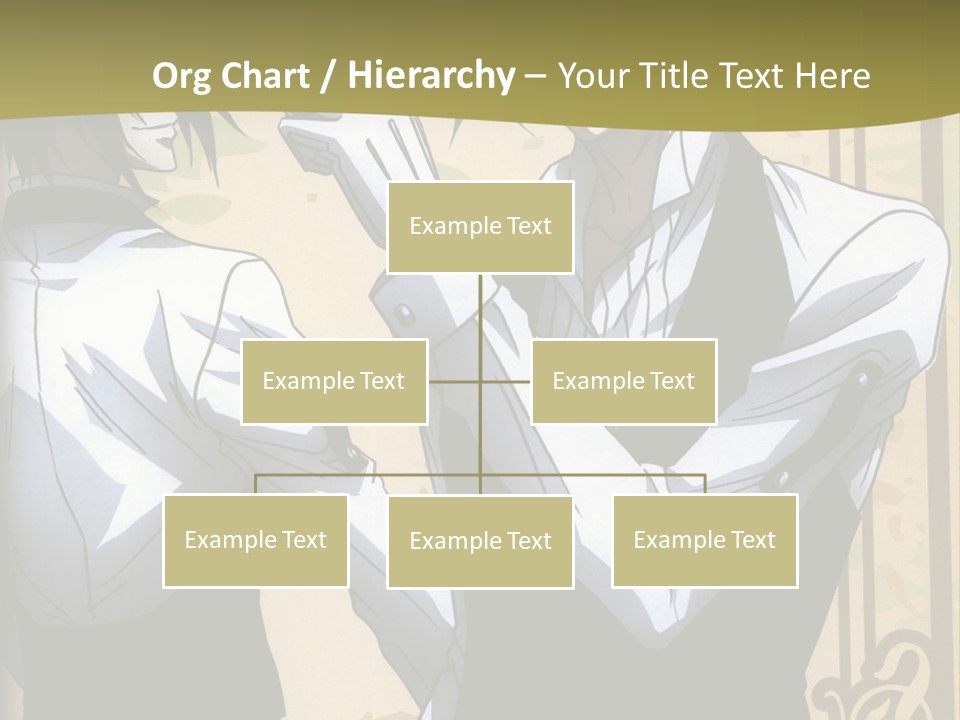 A Couple Of People Standing Next To Each Other PowerPoint Template