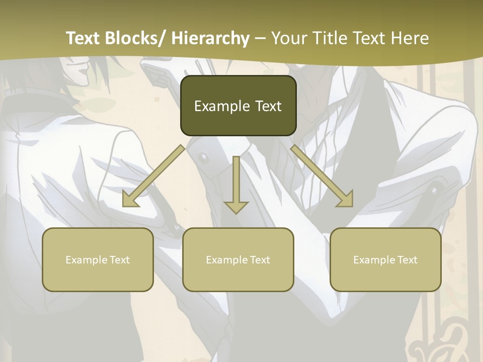 A Couple Of People Standing Next To Each Other PowerPoint Template