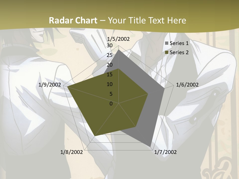 A Couple Of People Standing Next To Each Other PowerPoint Template
