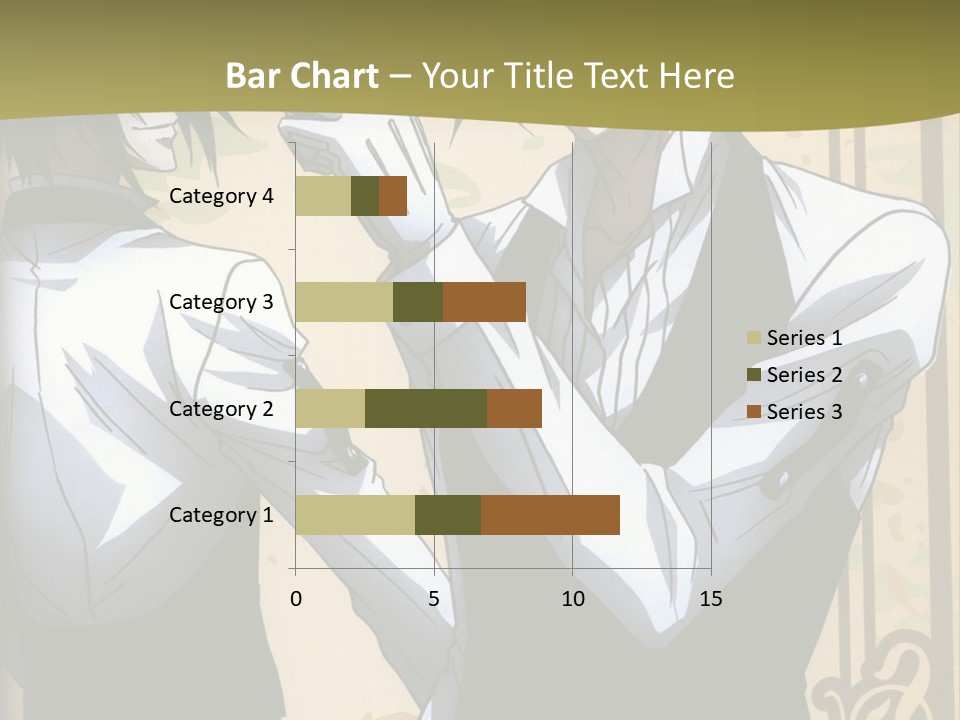 A Couple Of People Standing Next To Each Other PowerPoint Template