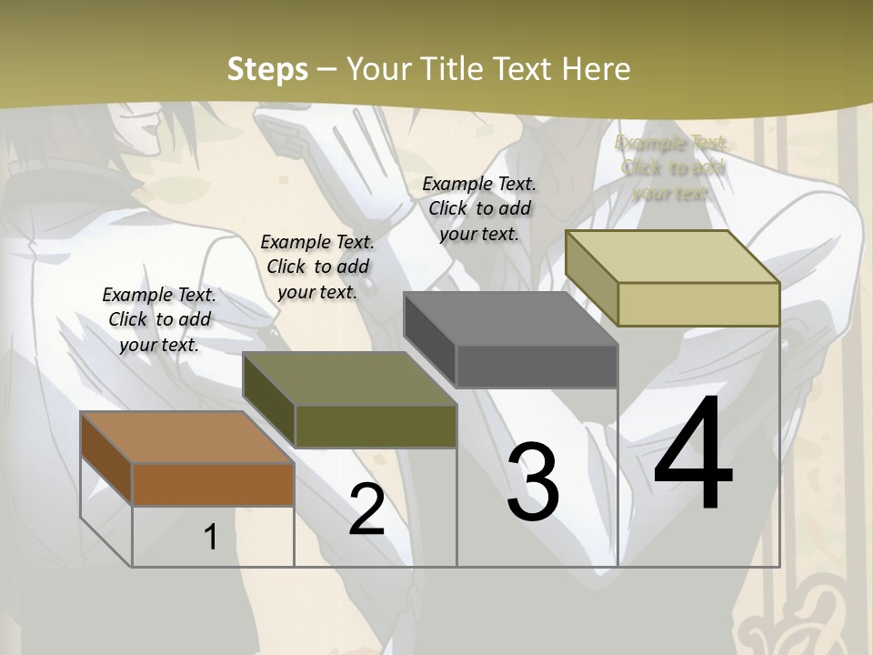 A Couple Of People Standing Next To Each Other PowerPoint Template