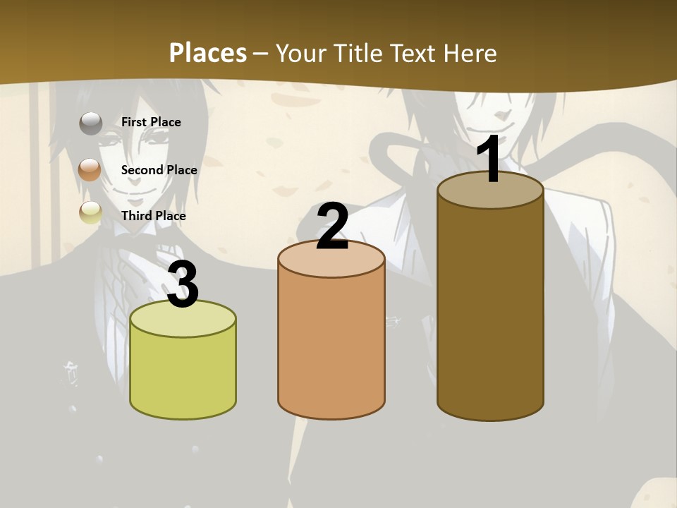 A Couple Of People Standing Next To Each Other PowerPoint Template