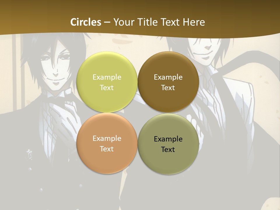 A Couple Of People Standing Next To Each Other PowerPoint Template