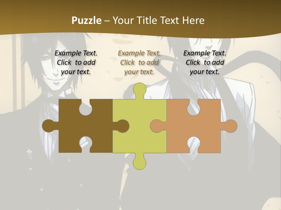 A Couple Of People Standing Next To Each Other PowerPoint Template