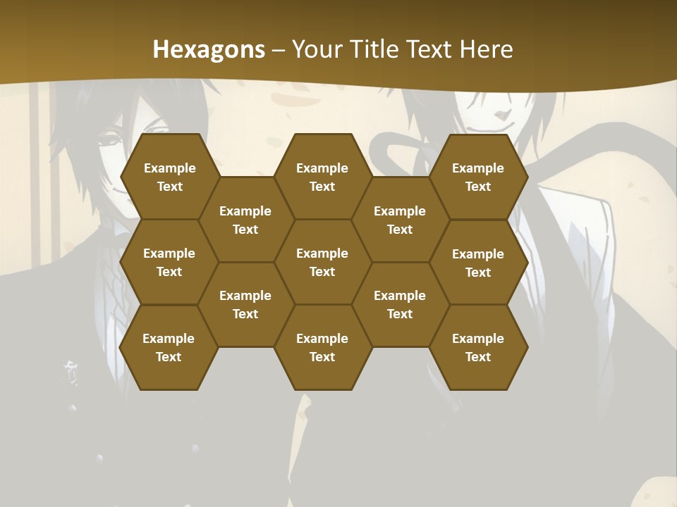 A Couple Of People Standing Next To Each Other PowerPoint Template