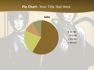 A Couple Of People Standing Next To Each Other PowerPoint Template