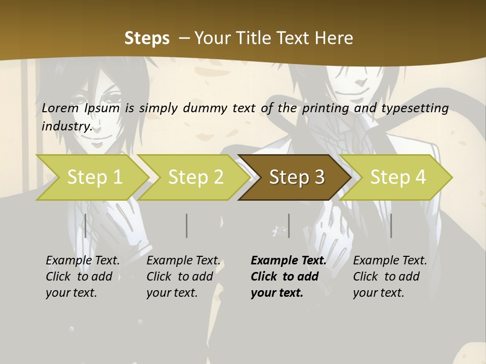 A Couple Of People Standing Next To Each Other PowerPoint Template