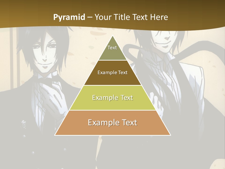 A Couple Of People Standing Next To Each Other PowerPoint Template