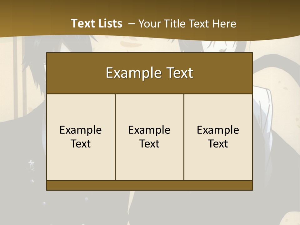 A Couple Of People Standing Next To Each Other PowerPoint Template
