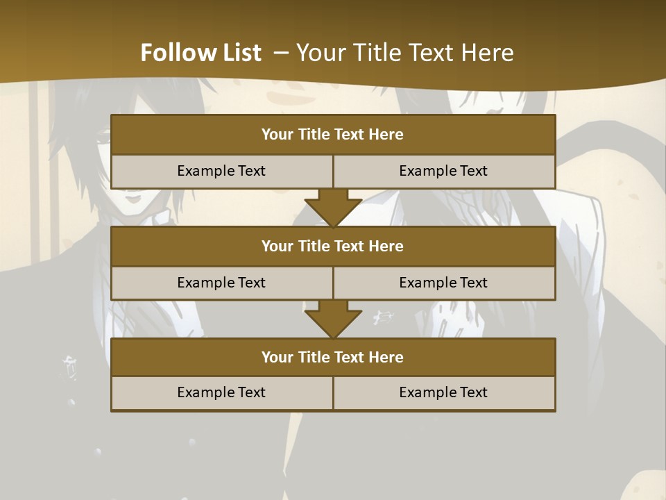 A Couple Of People Standing Next To Each Other PowerPoint Template