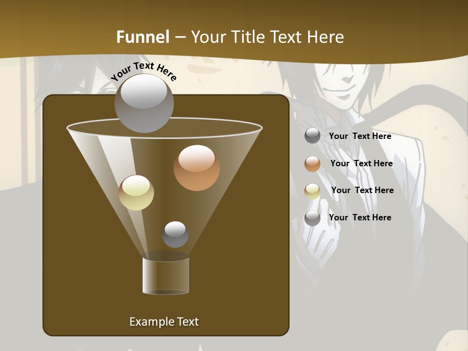 A Couple Of People Standing Next To Each Other PowerPoint Template