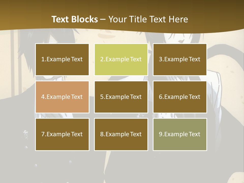 A Couple Of People Standing Next To Each Other PowerPoint Template