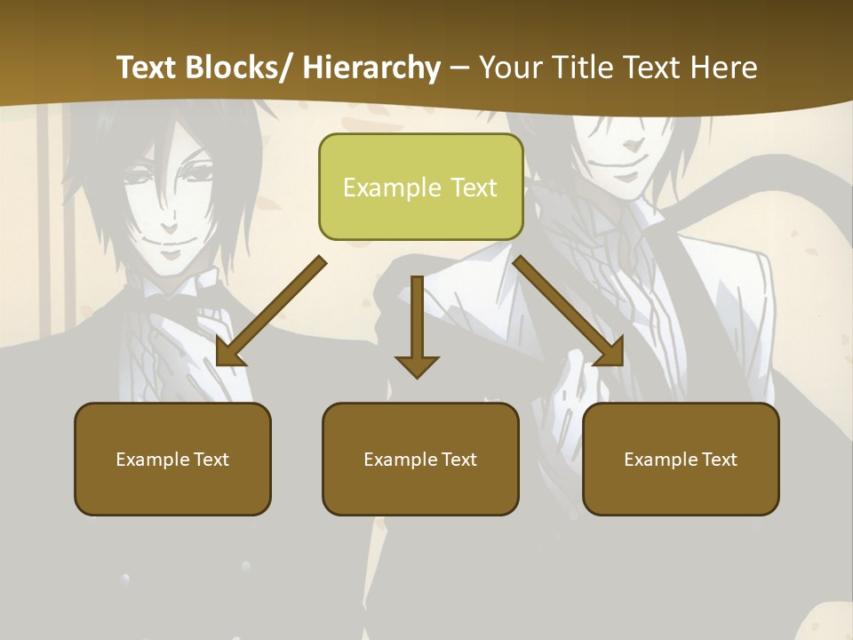 A Couple Of People Standing Next To Each Other PowerPoint Template