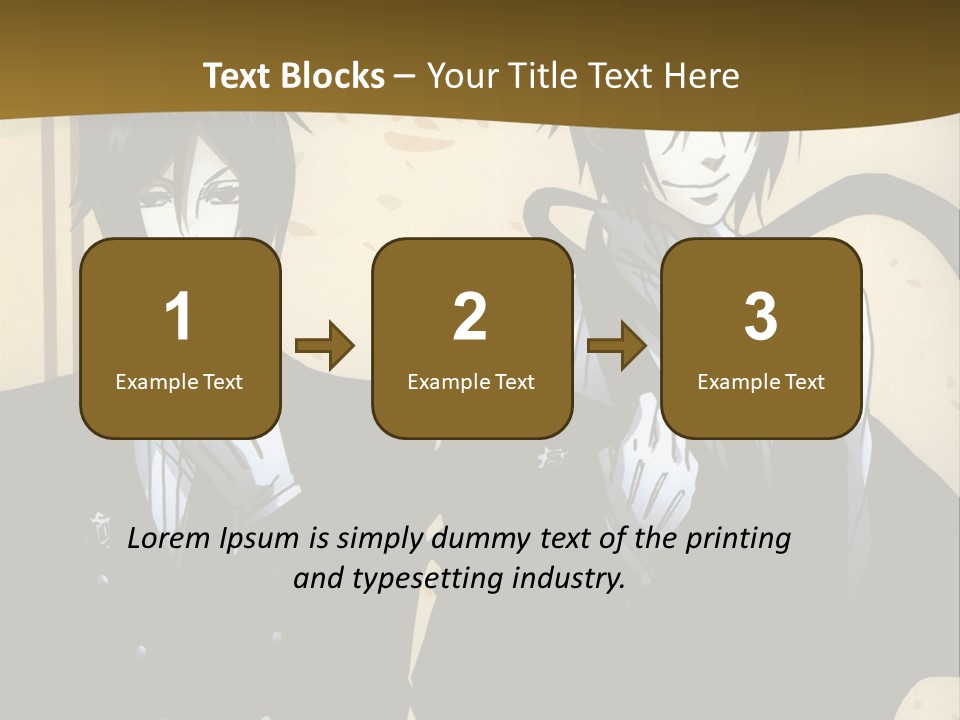 A Couple Of People Standing Next To Each Other PowerPoint Template