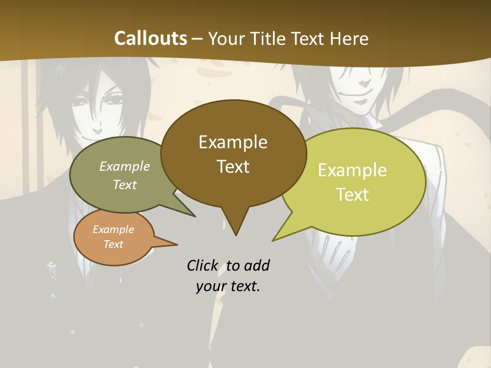 A Couple Of People Standing Next To Each Other PowerPoint Template