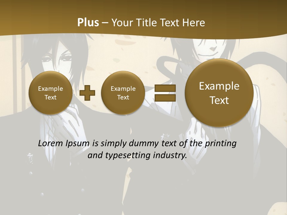 A Couple Of People Standing Next To Each Other PowerPoint Template