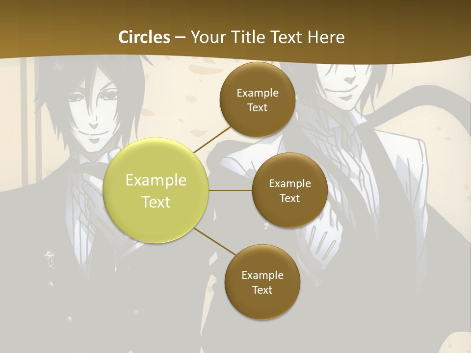 A Couple Of People Standing Next To Each Other PowerPoint Template