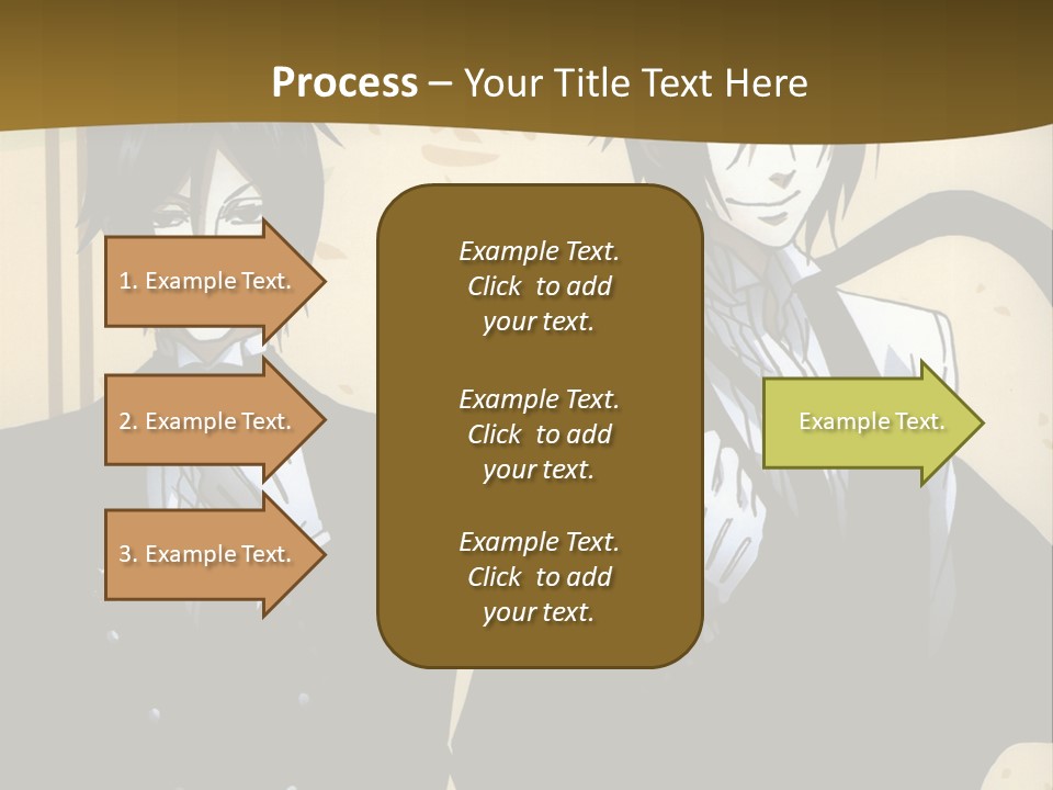 A Couple Of People Standing Next To Each Other PowerPoint Template