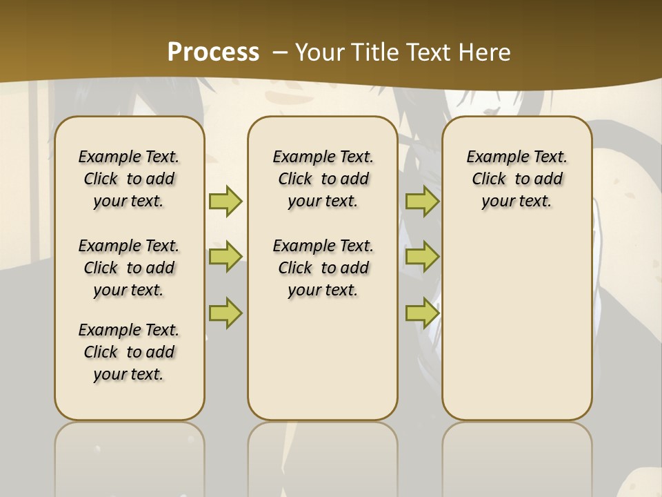 A Couple Of People Standing Next To Each Other PowerPoint Template