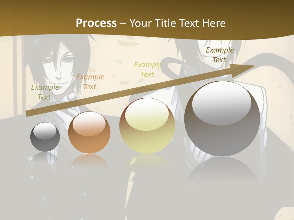A Couple Of People Standing Next To Each Other PowerPoint Template