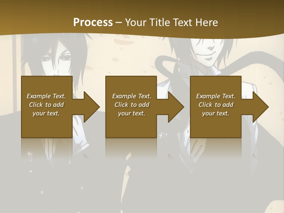 A Couple Of People Standing Next To Each Other PowerPoint Template