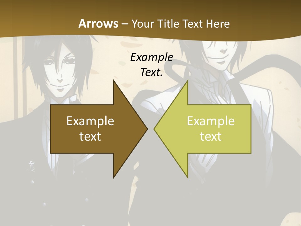 A Couple Of People Standing Next To Each Other PowerPoint Template