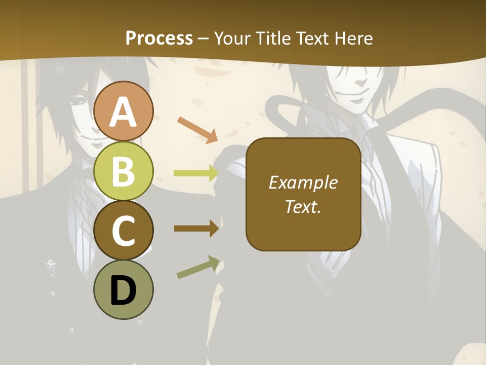 A Couple Of People Standing Next To Each Other PowerPoint Template