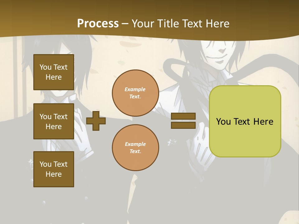 A Couple Of People Standing Next To Each Other PowerPoint Template