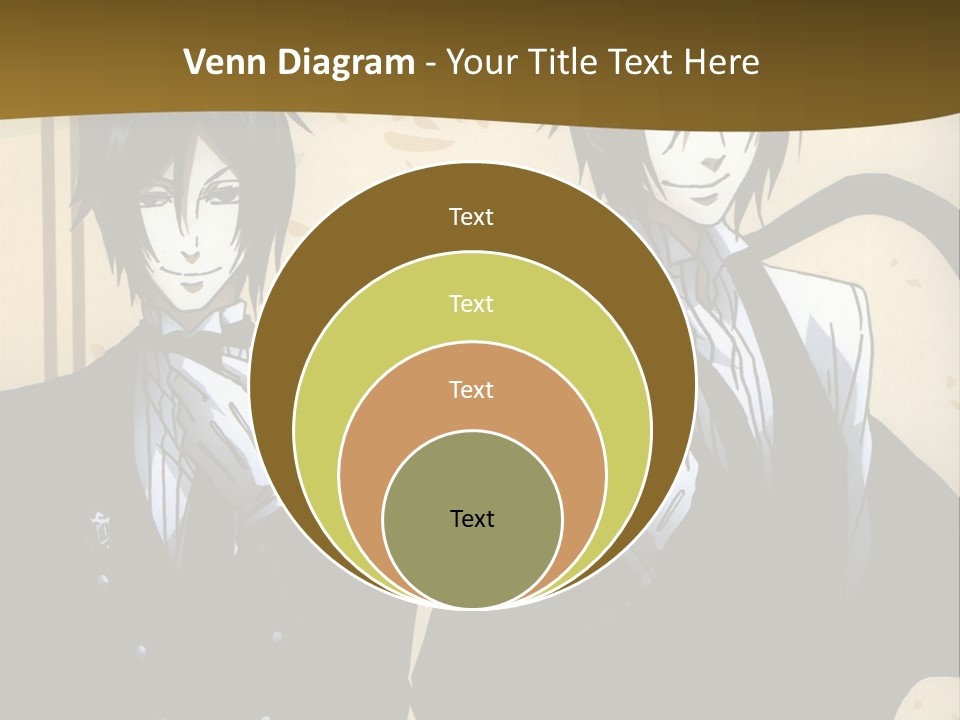 A Couple Of People Standing Next To Each Other PowerPoint Template