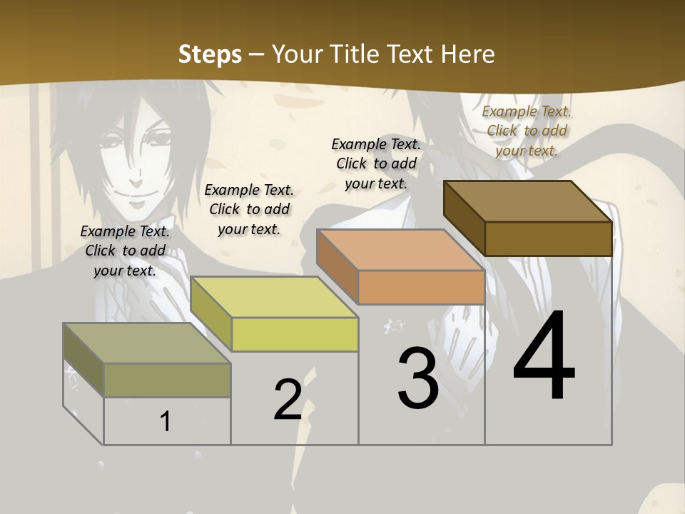 A Couple Of People Standing Next To Each Other PowerPoint Template