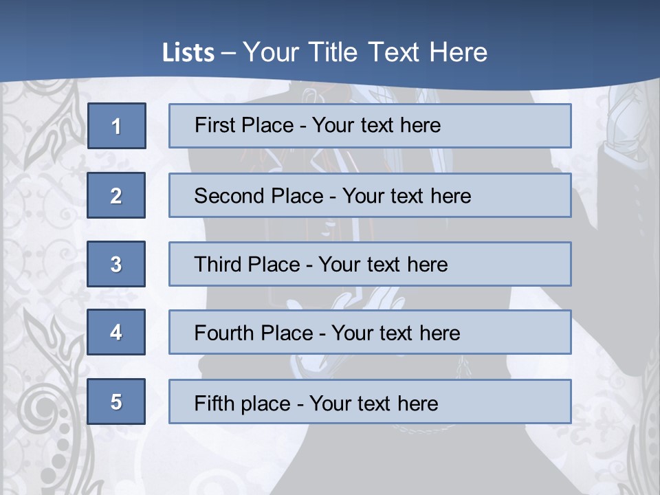 A Man In A Suit Holding A Present Powerpoint Template PowerPoint Template