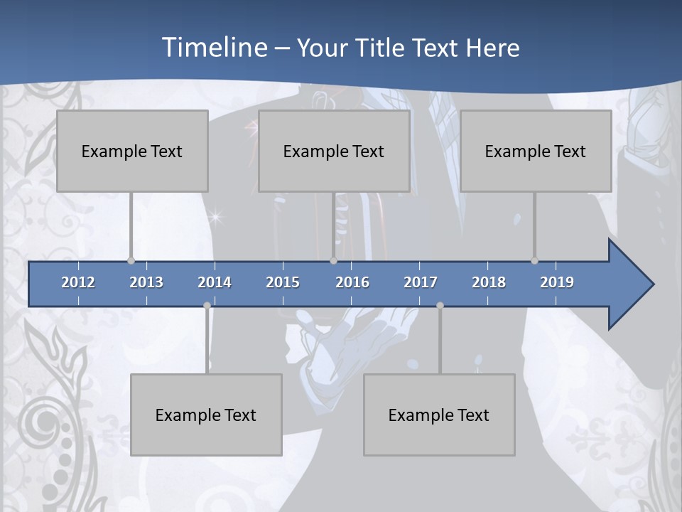 A Man In A Suit Holding A Present Powerpoint Template PowerPoint Template