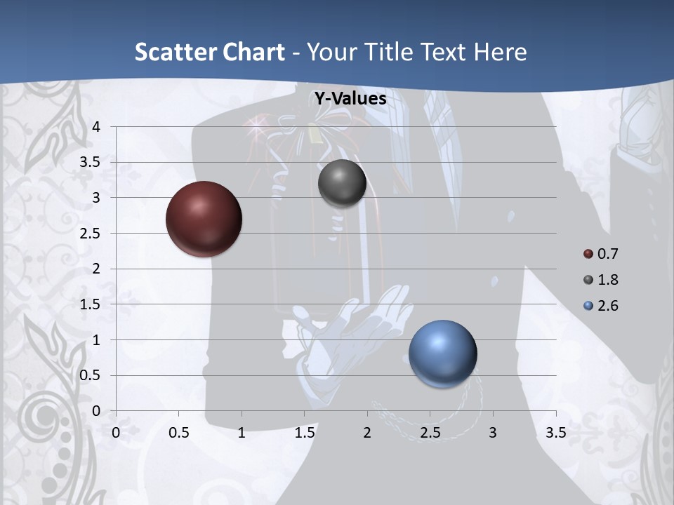 A Man In A Suit Holding A Present Powerpoint Template PowerPoint Template